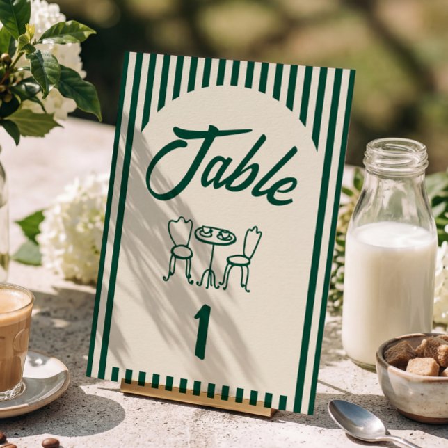 Número de mesa para Baby Shower 'Un pequeño frijol (Subido por el creador)