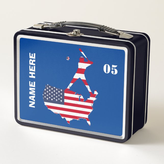 Número de nombre de béisbol vintage personalizado (Anverso)