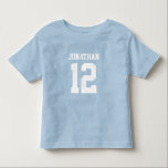 Número de nombre personalizado Boys Sport Jersey S<br><div class="desc">Crea tu propia camiseta personalizada de los chicos de la camiseta de fútbol con nombre y número personalizados. Una bonita camisa deportiva de personalizable, es una idea de regalo para los niños. Esta ropa deportiva infantil de moda es apropiada para todos los deportes, incluyendo fútbol, fútbol, voleibol, béisbol, softball, baloncesto...</div>