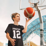Número de nombre personalizado Boys Sport Jersey S<br><div class="desc">Crea tu propia camiseta personalizada de los chicos de la camiseta de fútbol con nombre y número personalizados. Una bonita camisa deportiva de personalizable, es una idea de regalo para los niños. Esta ropa deportiva infantil de moda es apropiada para todos los deportes, incluyendo fútbol, fútbol, voleibol, béisbol, softball, baloncesto...</div>