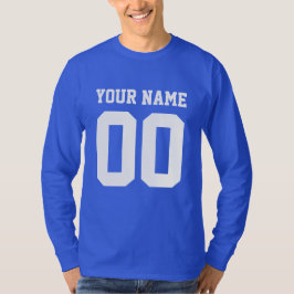 Número de nombre personalizado camiseta de fútbol