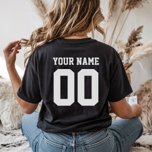 Número de nombre personalizado camiseta de fútbol