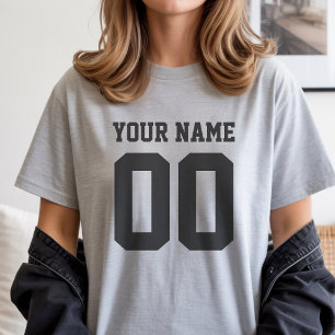 Número de nombre personalizado camiseta de fútbol