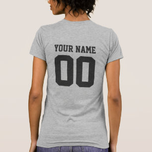 Número de nombre personalizado camiseta de fútbol