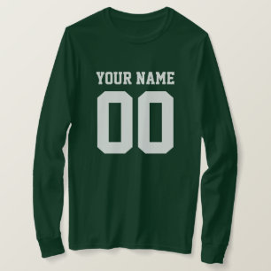 Número de nombre personalizado camiseta de fútbol 