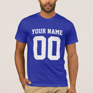 Número de nombre personalizado camiseta de fútbol