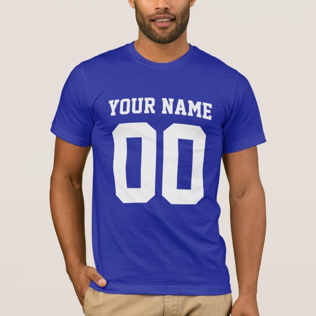 Número de nombre personalizado camiseta de fútbol  (Anverso)