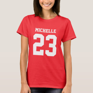 Número de nombre personalizado Camiseta de Jersey