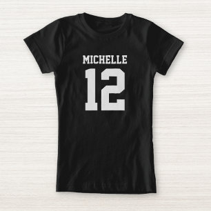 Número de nombre personalizado Chicas Sport Jersey