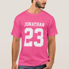 Número de nombre personalizado Mens Sport Jersey T