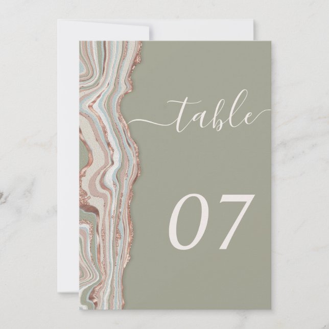 Número de tabla 5x7" (Anverso)