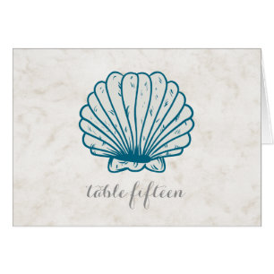 Número de tabla de Boda de la palangana rusa azul