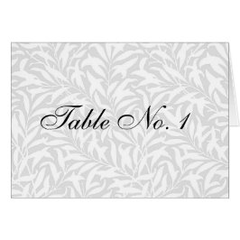 Número de tabla de boda Tarjetas de plaza