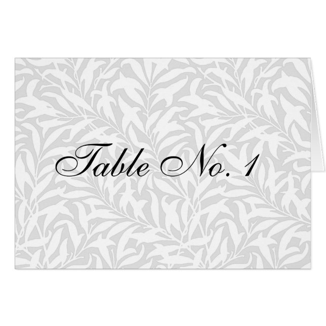 Número de tabla de boda Tarjetas de plaza (Anverso (Horizontal))