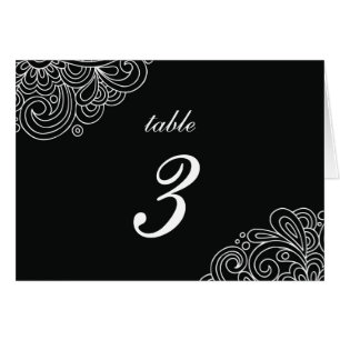Número de tabla de casamiento de Damasco de Swirl 
