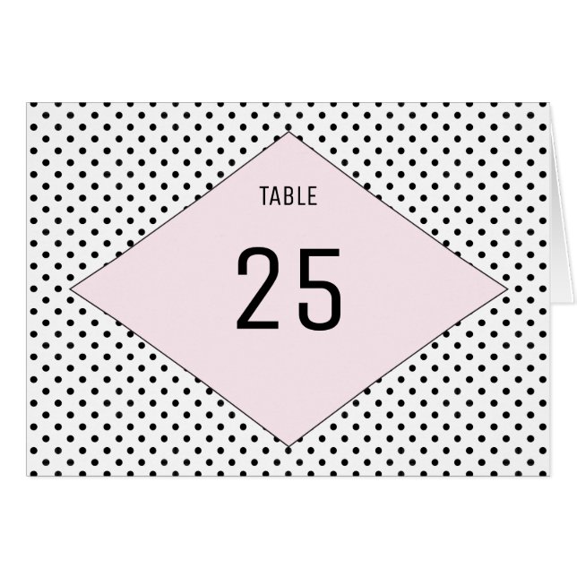 Número de tabla de puntos rosados modernos de polk (Anverso (Horizontal))
