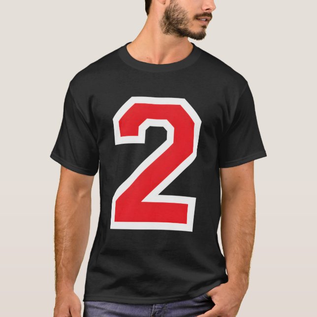 Número de uniforme de Jersey #2 (Anverso)