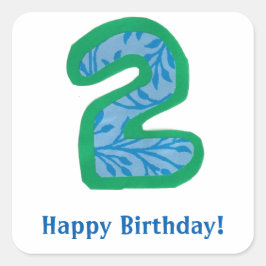 Número dos Pegatinas