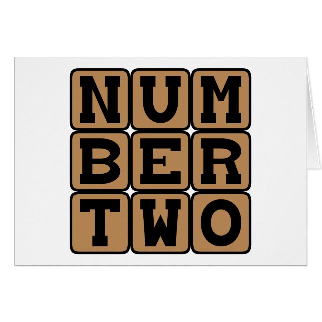 Número Dos, Subcampeón (Anverso (Horizontal))