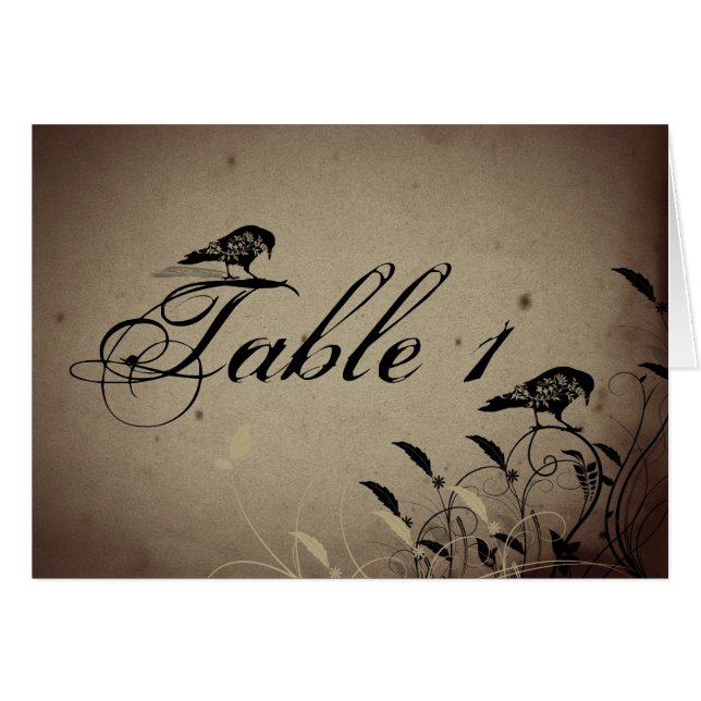 Número gótico de la tabla de la boda de la casa (Anverso (Horizontal))