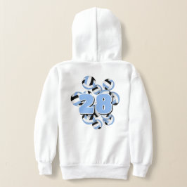 número jersey agrupado lt blue volleyball negro