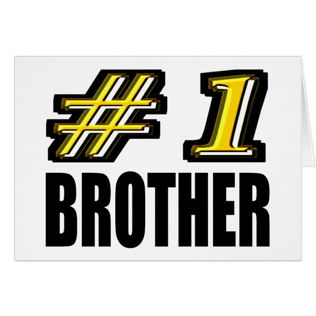 Número uno Brother (Anverso (Horizontal))