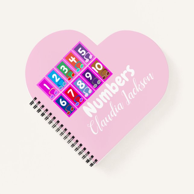 Números 1 a 10 Cuaderno de Maestros Tempranos de M (Anverso)