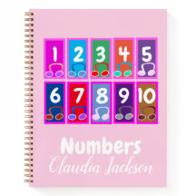 Números 1 a 10 Cuaderno de Matemáticas Tempranas