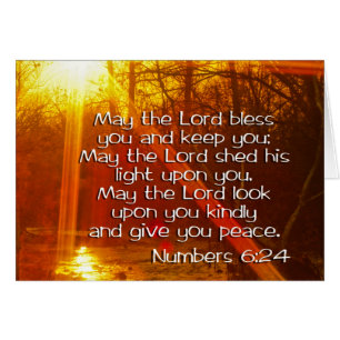 NÚMEROS 6:24 BIBLIA VERSE - QUE JEHOVAH TE BENDIGA