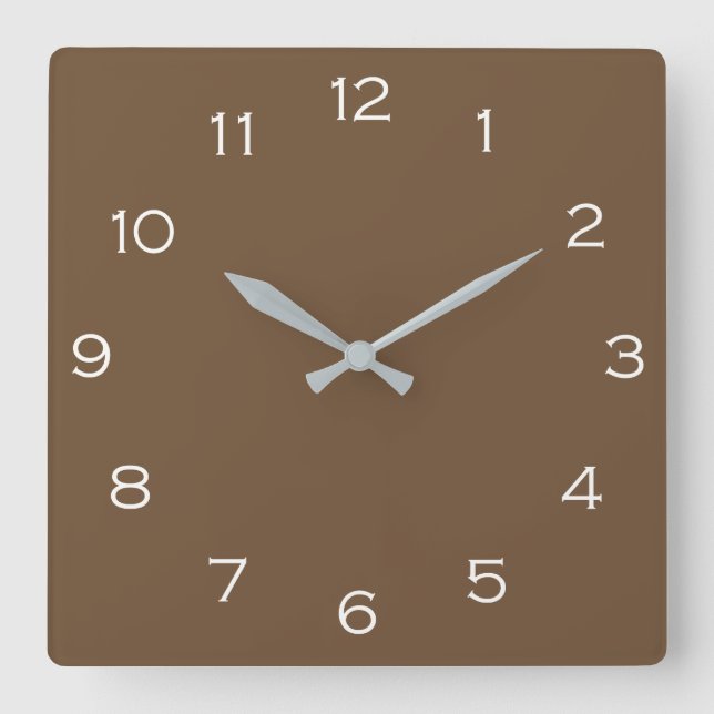 Números blancos en el arco del reloj de pared marr (Anverso)