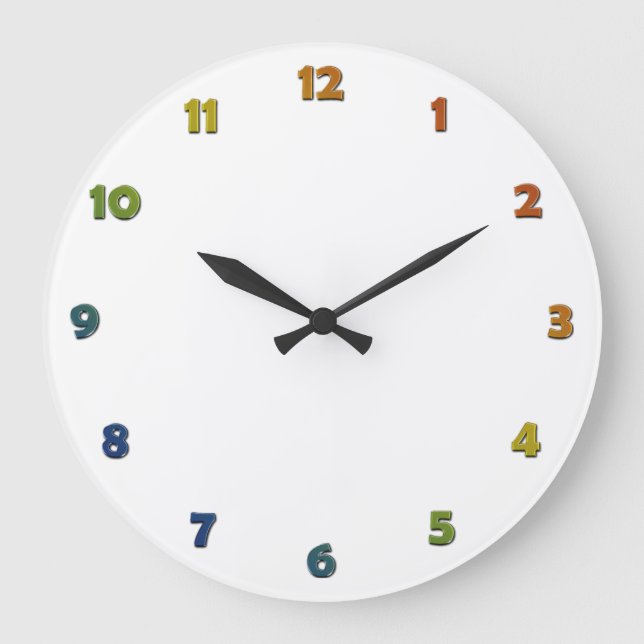 Números de la cara del reloj - metalico del arco i (Anverso)