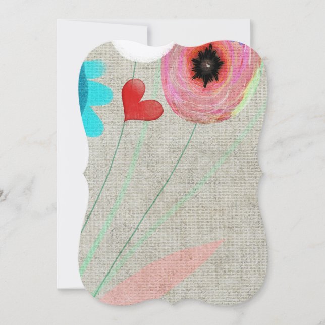 Números de mesa de boda (Anverso)