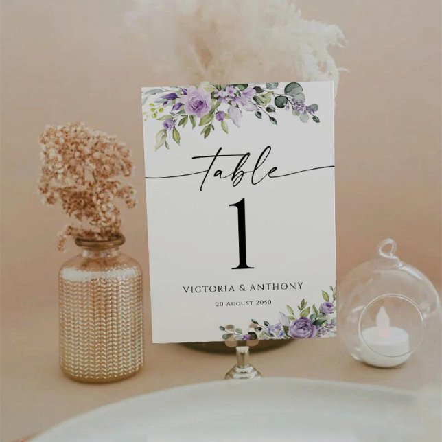 Números de Mesa de Boda de Eucalipto Elegante (Subido por el creador)