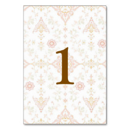 Números de mesa elegantes y personalizables