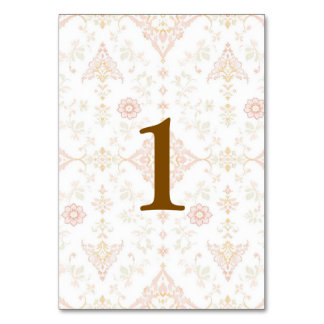 Números de mesa elegantes y personalizables