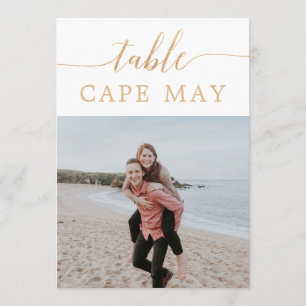 Números de mesa para bodas con tema de viaje de 5 