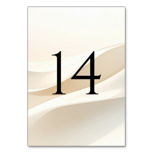 Números de Mesa para Bodas Modernas (1–20)