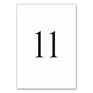Números de Mesa para Bodas Modernas (1–20)