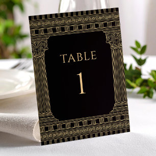 Números de mesa para fiesta de la antigua Grecia e