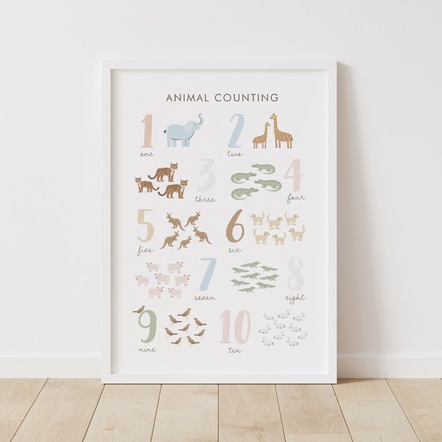 Números de recuento de animales Decoración de la h (Subido por el creador)