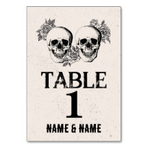 Números de tabla Boda esquematiza tarjetas rustica