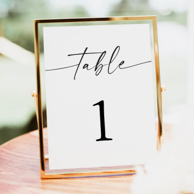 Números de tabla de boda, tarjetas de número de ta (Subido por el creador)