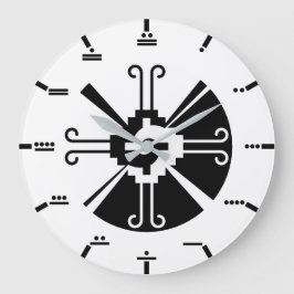 Números del maya - reloj de pared de Hunab Ku