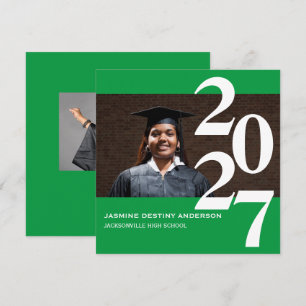 Números Grandes Descentrados - Anuncio de Graduaci