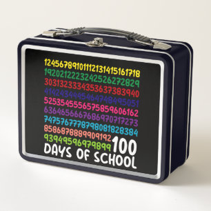 Números matemáticos 100 días de escolares
