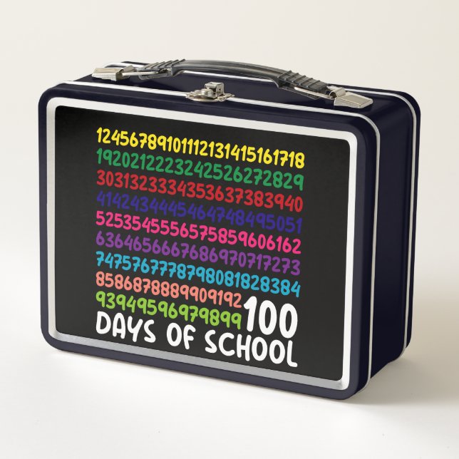 Números matemáticos 100 días de escolares (Anverso)