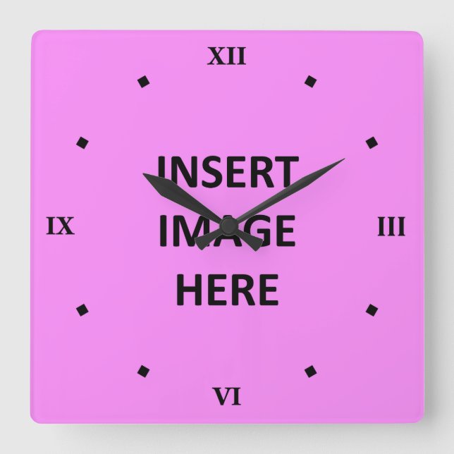 Números romanos del reloj del negro de encargo de (Anverso)