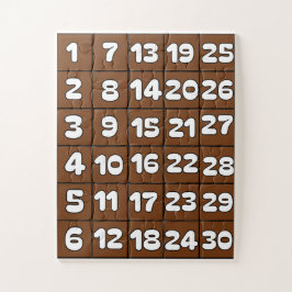 Números rompecabezas 1 a 30 números