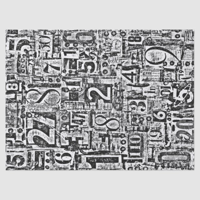 Números Tejido o Papel de descomposición (Anverso)