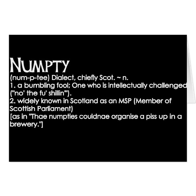 Numpty (Anverso (Horizontal))